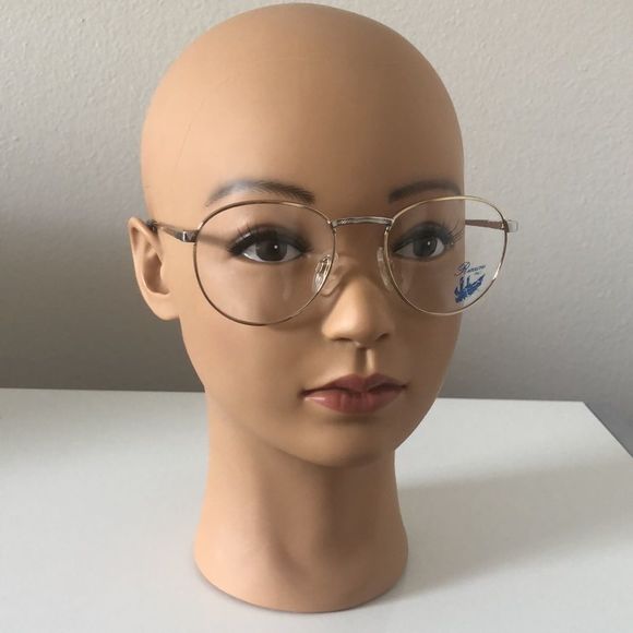 🆕 Antique Gold Retro eyeglasses by Riccione💥 - Picture 3 of 15